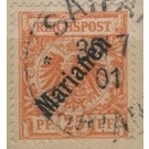 overprint on Reichpost - Micronesia / Mariana Islands, German Administration 1899 - 25