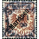 overprint on Reichpost - Micronesia / Mariana Islands, German Administration 1899 - 50