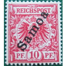 overprint on Reichpost - Polynesia / Samoa, German Administration 1900 - 10