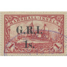 overprint on Ship SMS "Hohenzollern" - Micronesia / Marshall Islands, German Administration 1914 - 1