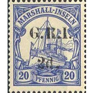 overprint on Ship SMS "Hohenzollern" - Micronesia / Marshall Islands, German Administration 1914 - 2