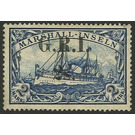 overprint on Ship SMS "Hohenzollern" - Micronesia / Marshall Islands, German Administration 1914 - 2