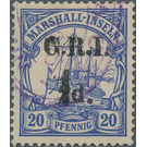 overprint on Ship SMS "Hohenzollern" - Micronesia / Marshall Islands, German Administration 1915 - 1