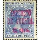 Overprinted 'Impuesta de Guerra' - Caribbean / Puerto Rico 1898 - 5