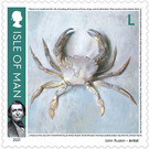 Painting of Crab by John Ruskin - Great Britain / British Territories / Isle of Man 2021