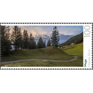 Panorama - Wege - Oberes Silum rechts  - Liechtenstein 2021 - 1 Franken