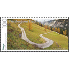 Panorama - Wege - Richtung Gapfahl links  - Liechtenstein 2021 - 1 Franken