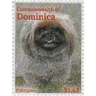 Pekingese Dog (Canis lupus familiaris) - Caribbean / Dominica 2013 - 1.45