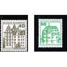 Permanent series: castles and palaces "  - Germany / Federal Republic of Germany 1980 Set