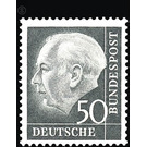 Permanent series: Federal President Theodor Heuss  - Germany / Federal Republic of Germany 1954 - 50 Pfennig