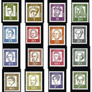 Permanent series: Important Germans  - Germany / Federal Republic of Germany 1961 Set