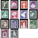 Permanent series: industry and technology  - Germany / Federal Republic of Germany 1975 Set