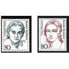 Permanent series: Women of German History  - Germany / Federal Republic of Germany 1986 Set