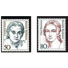 Permanent series: Women of German History  - Germany / Federal Republic of Germany 1986 Set