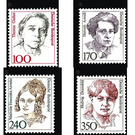 Permanent series: Women of German History  - Germany / Federal Republic of Germany 1988 Set