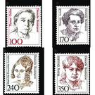 Permanent series: Women of German History  - Germany / Federal Republic of Germany 1988 Set