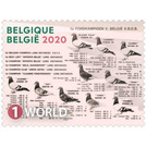 Pigeon Racing Prize Card - Belgium 2020 - 1