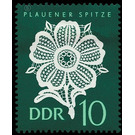 Plauen lace  - Germany / German Democratic Republic 1966 - 10 Pfennig