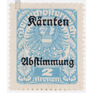 plebiscite  - Austria / Republic of German Austria / German-Austria 1920 - 2 Krone
