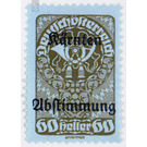 plebiscite  - Austria / Republic of German Austria / German-Austria 1920 - 60 Heller