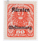 plebiscite  - Austria / Republic of German Austria / German-Austria 1920 - 80 Heller