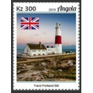 Portland Bill Lighthouse & UK Flag - Central Africa / Angola 2019 - 300