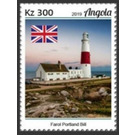 Portland Bill Lighthouse & UK Flag - Central Africa / Angola 2019 - 300