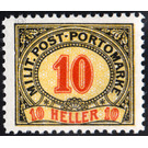 Portomarke  - Austria / k.u.k. monarchy / Bosnia Herzegovina 1904 - 10 Heller