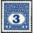 Portomarke  - Austria / k.u.k. monarchy / Bosnia Herzegovina 1916 - 3 Krone