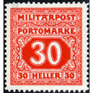 Portomarke  - Austria / k.u.k. monarchy / Bosnia Herzegovina 1916 - 30 Heller