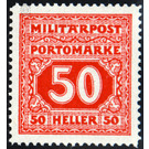 Portomarke  - Austria / k.u.k. monarchy / Bosnia Herzegovina 1916 - 50 Heller