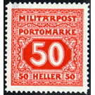Portomarke  - Austria / k.u.k. monarchy / Bosnia Herzegovina 1916 - 50 Heller