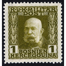 portrait  - Austria / k.u.k. monarchy / Bosnia Herzegovina 1912 - 1 Heller