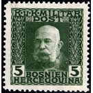 portrait  - Austria / k.u.k. monarchy / Bosnia Herzegovina 1912 - 5 Heller
