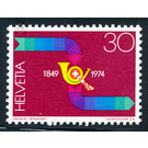 Post horn & symbolism  - Switzerland 1974 - 30 Rappen