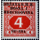 Postage due stamps - Bosnia - Kingdom of Serbs, Croats and Slovenes 1918 - 4