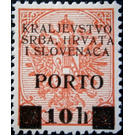 Postage due stamps - Bosnia - Kingdom of Serbs, Croats and Slovenes 1919 - 10