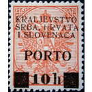 Postage due stamps - Bosnia - Kingdom of Serbs, Croats and Slovenes 1919 - 10