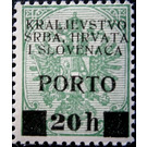 Postage due stamps - Bosnia - Kingdom of Serbs, Croats and Slovenes 1919 - 20