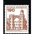 Postage stamp: castles and palaces  - Germany / Federal Republic of Germany 1977 - 190 Pfennig