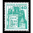 Postage stamp: castles and palaces  - Germany / Federal Republic of Germany 1977 - 40 Pfennig