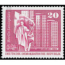 Postage stamp: construction in the GDR  - Germany / German Democratic Republic 1973 - 20 Pfennig