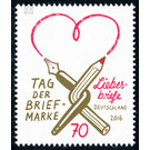 Postage stamp day: love letters  - Germany / Federal Republic of Germany 2016 - 70 Euro Cent