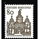 Postage stamp: German buildings from twelve centuries  - Germany / Federal Republic of Germany 1964 - 80