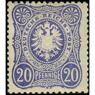 Postage stamp set  - Germany / Deutsches Reich 1875 - 20 Pfennig