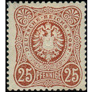 Postage stamp set  - Germany / Deutsches Reich 1875 - 25 Pfennig