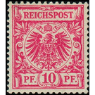 Postage stamp set  - Germany / Deutsches Reich 1889 - 10 Pfennig