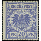 Postage stamp set  - Germany / Deutsches Reich 1889 - 20 Pfennig