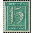 Postage stamp set  - Germany / Deutsches Reich 1921 - 15 Pfennig