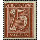 Postage stamp set  - Germany / Deutsches Reich 1921 - 25 Pfennig